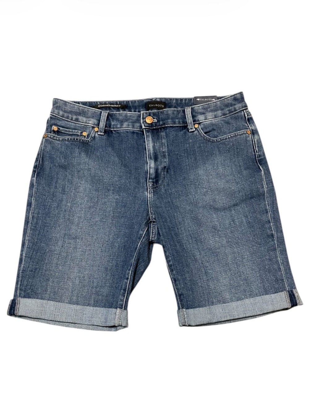 NWT Women's Talbots Girlfriend Denim Shorts Size 6